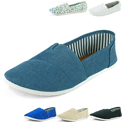 Alpine Swiss Women's Cotton Slip On Espadrilles
