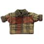 Corky & Company - Infant Boys Fleece Plaid Jacket, Tan, Red (Size 6Months)