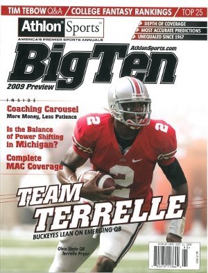Terrelle Pryor 2009 Ohio State Buckeyes Preseason Big Ten Magazine Preview