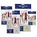 MCS Magnetic Picture Frame Set, with Two 5" x 7", Seven 4" x 6", Four 3.5" x 5" & Seven 2.5" x 3.5" Photographs