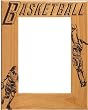 Laser Engraved Female Basketball Picture / Photo Frame