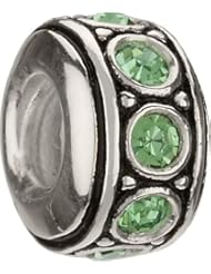 Authentic Chamilia Charm "Wheel" (August Birthstone) Swarovski I-56