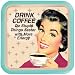 Drink Coffee Decorative Metal Tray