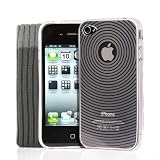 Kolay® New iPhone 4S 4GS Clear Gel Silicone Case Cover & Sock Cover + Free Screen Protection Kit for New Apple iPhone 4 GS Electronics