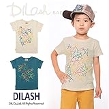 (ディラッシュ) DILASH盛夏'16/スタープリントパイル地半袖Ｔシャツ 110 アイボリー