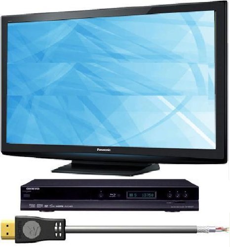 Panasonic TCP50S2 50 Plasma HDTV, Acoustic Research ES85 & Onkyo DVBD507 Bundle