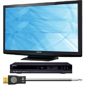 Panasonic TCP50S2 50 Plasma HDTV, Acoustic Research ES85 and Onkyo DVBD507 Bundle by Panasonic