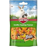 Kaytee Fiesta Healthy Treat for Small Animal, 2.5-Ounce, Papaya Toppings