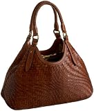 Cole Haan Genevieve Small Triangle Tote,Saddle,one size