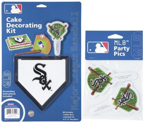 MLB Chicago White Sox Lay-on Cake/Cupcake Decorations