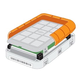 LaCie Rugged All-Terrain Firewire800/Firewire400/USB 2.0 Portable Hard Drive