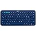 Logitech K380 79-Key Compact Multi-Device Wireless Bluetooth v3 Keyboard - Blue (Renewed)