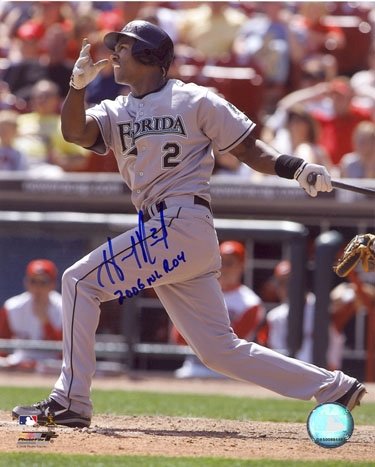 Hanley Ram???rez ''2006 NL ROY'' Autographed/Hand Signed Florida Marlins Baseball 8x10 Photo