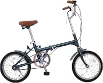 16インチ折りたたみ自転車　グリーン　　JIS規格準拠