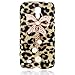 Bling Diamond Gold Bow Bowknot Glitter Leopard Hard Back Case Cover Skin For Samsung Galaxy S4 Mini i9190 Phone