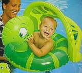 Swim Ways Sun Canopy Turtle Baby Float