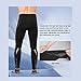 4ucycling Men's Black Silicone Gel Padded Compression Tights