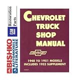 1951 1952 1953 CHEVY PICKUP TRUCK Service Manual CD by Chevrolet