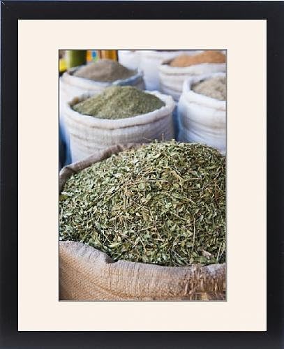 Framed Print of Moroccan tea leaves for sale, Essaouira, formerly Mogador, UNESCO World