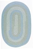 Colonial Mills Georgetown gt50 Braided Rug Blue 4x6 Oval