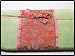 Lantern Moon Green Rose Raw Silk Knitting Needle Case Holder