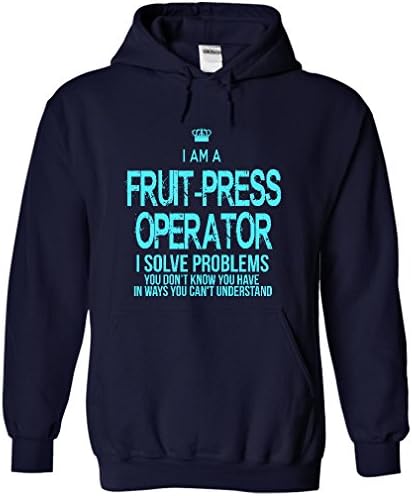 I Am A Fruit-press Operator (Medium;Navy Blue)