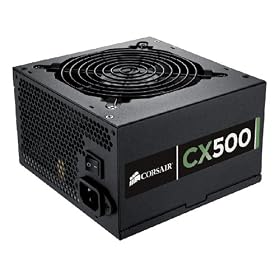 Corsair Builder Series CX V2 500-Watt 80 Plus Certified Power Supply Compatible with Intel and AMD Platforms -... by 