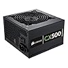 Corsair Builder Series CX V2 500-Watt 80 Plus Certified Power Supply Compatible with   and   Platforms - CMPSU-500CXV2