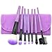 Aisxle 7 Piece Professional Cosmetic Makeup Brush Brushes Set Make Up Eye Shadow Blush Brush Cosmetic Kit with Pouch Bag