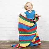 MillaMia Beginners Knitting Kit Gift Set Teddy Bright Baby Blanket in Extrafine Merino Wool
