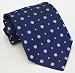 Paul Smith Navy Flower Pattern Silk Necktie 77