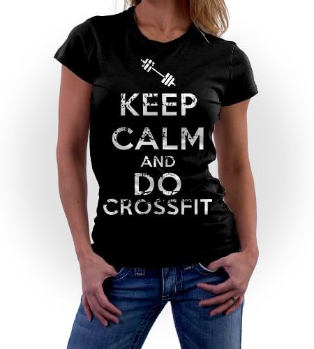 YT102BlackXXL Keep Calm CrossFit Tee
