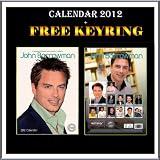 John Barrowman Calendar 2012 + Free John Barrowman Keyring