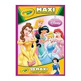 Crayola - 55508 - Loisir Créatif - Feutres - Album Geant de Coloriage - Princess