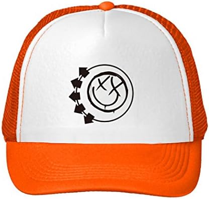 Delli Trucker Snapback Sun Hat Blink 182 Smiley Face Logo Adult Baseball Cap