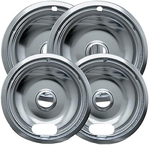 Drip Pans Bowl 4pc Set 6" &amp; 8" - Frigidaire Kenmore Whirlpool Stove Range Burner (Ship From Usa)