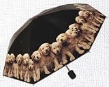 Dog Theme Mini Folding Rain or Sun Umbrella--Puppies Photographed by Kimberlin