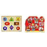 Extra Large Jumbo Knob Puzzles (Set of 2)