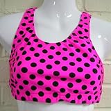 IMAGE OF Gemsports Pink Dots Sports Bra (Size=Small)