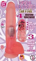 Nasstoys 8" Sinful Pleasures Vibrator, Pink