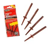 A pack of 4 Cat Repeller Rods