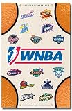 WNBA (Logos) Framed Sports Poster Print - 24