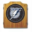 NHL Tampa Bay Lightning Dart Cabinet includes Darts and Board