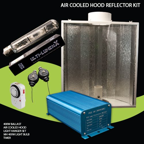 400w Hpsmh High Pressure Sodium Metal Halide Electronic Digital Air Cool Grow Lights Grow Lights System