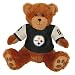 Basic Fun 14 Sitting NFL Bruiser Bear - Pittsburgh Steelers