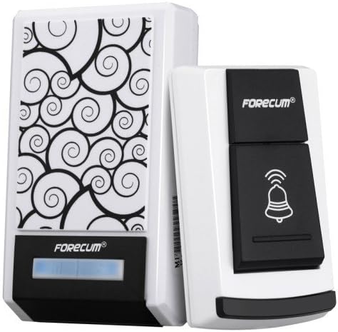 Aweek® Forecum 5 Cordless Remote Wireless Digital Doorbell Wireless Smart Doorbell with Single Receiver 36 Polyphony Sounds
