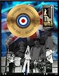 The Who "Discography" framed gold record