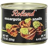 Roland Very Large Escargot Snails, 7.75-Ounce Cans (Pack of 12)