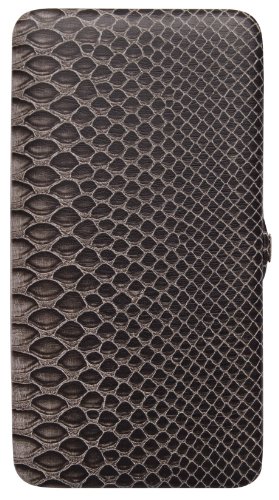 Metropolitan DESIGNER WALLET Hard Case (Gray Snake)