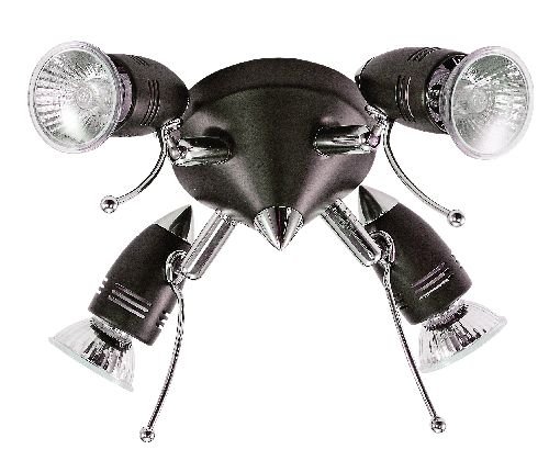 Oriva 12045/4-80 Spotlight, 28 x 28 x 15 cm, 4 x GU10, Satin Preisvergleich